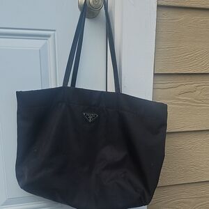Prada Elegant Black Tote Bag